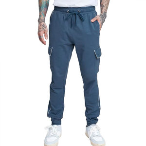 Pantalon décontracté pour homme, délavé, pour le sport et le fitness, pantalon de survêtement, pantalon de jogging, OEM - Product Image 6