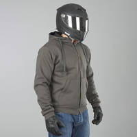 Sudaderas con Capucha para Motociclistas, Invierno, 100% Algodón, Cierre de Cremallera, Forro Polar Protector, Diseño con Bolsillos, Superventas
