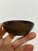 Ensemble de bols en corne de buffle Viking polis et faits à la main, gravés, écologiques, légers, pour servir des salades, style médiéval vintage