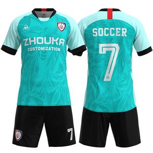 En iyi kalite özelleştirilmiş gençlik süblimasyon futbol formaları futbol tişörtü, toptan ucuz özel çocuklar futbol forması tasarım - Product Image 3