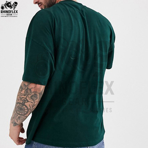 Vente directe usine – T-shirt homme oversize 100 % coton tricoté, séchage rapide, respirant, très populaire, faible MOQ - Product Image 6