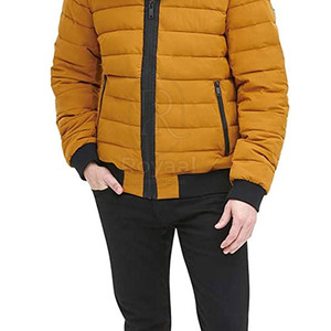 Chaqueta acolchada ligera de nueva llegada con cremallera completa para hombre, corte ajustado, marca privada, chaqueta acolchada para hombre en venta - Product Image 6