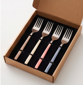 Elegante Juego de Tenedor y Cuchillo con Mango en Color Pastel, Perfecto para Cenas, Bodas, Fiestas, Cocina y Uso en Restaurantes - Product Image 6