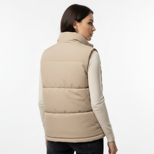 Chaleco Acolchado Personalizado para Mujer, Chaleco de Invierno Cálido y Aislado, Fabricante de Ropa OEM - Product Image 2