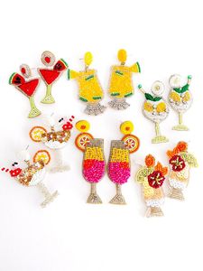 Pendientes bordados con cuentas de colores, hechos a mano en India, para mujeres y niñas, al mejor precio. - Product Image 6