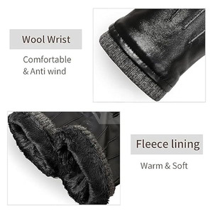 Best Quality Waterproof <b>Warm</b> Winter Driving <b>Gloves</b> Breathable Leather <b>Gloves</b> from Pakistan - Product Image 3