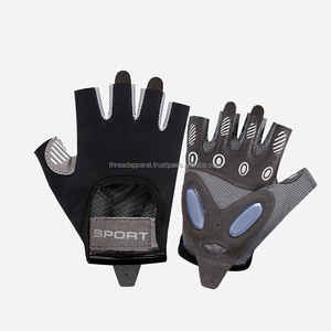Guantes de ciclismo ajustables al por mayor Diseño antideslizante transpirable con absorción de impacto Guantes de fitness resistentes al desgaste - Product Image 2