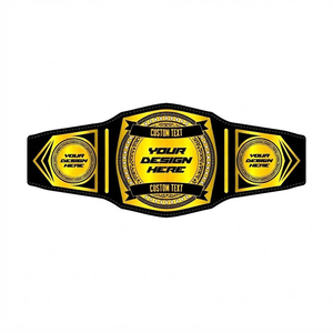 OEM <b>Wrestling</b> <b>Belt</b> Custom Logo Championship Title with Decorative Plates Wholesale Manufacturer for Sports Distributors - Product Image 1