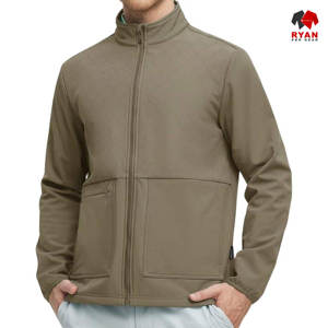 Veste softshell personnalisée Ryan Pro Gear pour hommes, fermeture éclair, logo personnalisé, design OEM - Product Image 3