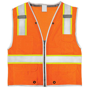 Gilet di Sicurezza Leggero OEM con Patch Logo e Tasca ID per Guardie, Appaltatori e Squadre - Product Image 3