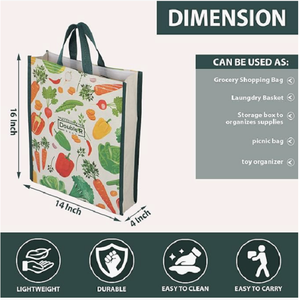 Designer Eco Cotton <b>White</b> Vintage Open Carry <b>Tote</b> <b>Bag</b> Multipurpose Reusable Shopping Strong Handles High Quality Retail <b>Bags</b> - Product Image 5