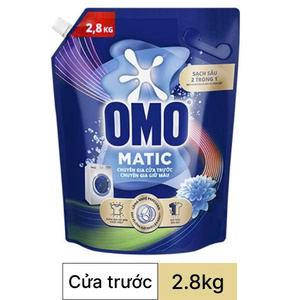 Détergent pour lave-linge à chargement frontal OMO Matic Protection des couleurs Parfum frais 2,8 kg x 4 - Product Image 1