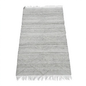 Alfombra Tufted de Alta Calidad, Diseño Geométrico Bordado, 100% Lana, Tejido Plano Antideslizante, Pelo Medio, Rectangular, Superventas - Product Image 2