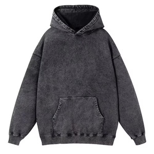 Sudadera con Capucha Unisex Rosa Lavado, con Bolsillo Delantero, Sudadera Informal de Forro Polar - Product Image 3