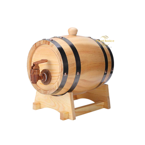 Baril à vin en bois de haute qualité VietChoice, design vintage, écologique, pour servir du vin - Product Image 5