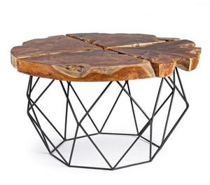 Table basse ronde tendance en promotion, base métallique classique, design unique, table marocaine, table basse décorative - Product Image 5