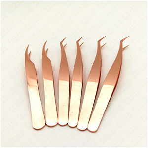 Eyelash Tweezers Set S & I Shape Stainless Steel Professional Lash Extension <b>Tools</b> with Customised Logo Wholesale Price - Product Image 4
