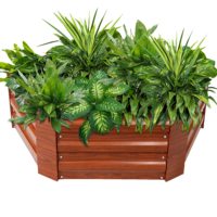 Couleurs personnalisables disponibles. Grandes jardinières/cabines de jardin en acier galvanisé de haute qualité, écologiques, pour l'extérieur. Élevé