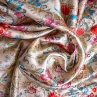 Tissu imprimé numérique, tissu en mousseline imprimé, tissu en coton imprimé sur mesure, tissu imprimé africain, motifs floraux pour l'approvisionnement en vêtements