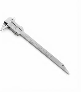 เครื่องมือวัดขนาดฟันแบบแมนนวล Optitech Healthcare Dental Boley Gauge Caliper รุ่น QR-7409 ทำจากสแตนเลสสีเงิน ได้รับมาตรฐาน CE สำหรับการผ่าตัด - Product Image 3