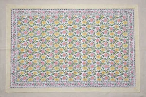 Nappe carrée en coton 100% de haute qualité, écologique, à imprimé floral bohème, faite à la main, avec logo personnalisé, lavable, pour usage domestique, motif montagne - Product Image 6