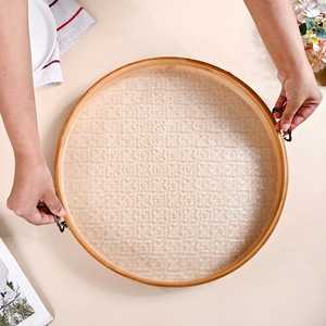 Nouveau Plateau de service en bois d'acacia avec rainures pour fruits secs, idéal pour la restauration de mariage et la table - Product Image 6