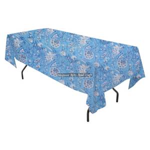 Mantel Rectangular 100% Algodón Estampado a Mano, Decorativo y Duradero, para Mesa de Centro o Mesa de Café - Product Image 5