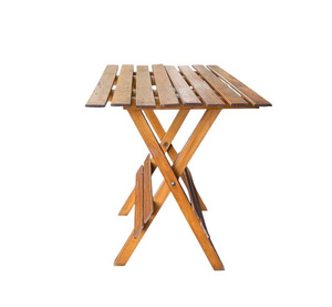 Mesa Auxiliar Plegable de Madera Vintage, Compacta, Portátil, para Patio Exterior, Mueble Decorativo - Product Image 1