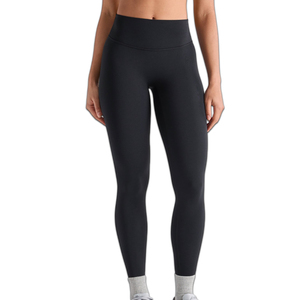 Premium Quality Latest Design Women Yoga Set Breathable Custom Made 2-Piece Spandex/Nylon Sleeveless High-Waisted Elastic Waist - Product Image 4