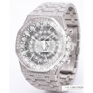 นาฬิกา Audemars Piguet รุ่นขายดีที่สุด นาฬิกาสปอร์ตโบราณ ตัวเรือนสแตนเลสสตีล ประดับคริสตัล พร้อมเพชรแล็บโกรว์ ดีไซน์ทันสมัย ขนาดใหญ่ กลไกควอตซ์ ETA ลายการ์ตูน - Product Image 3