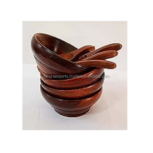 Best Selling 2026 Wood Serving Bowls in Customized Shape Size and Finishes for Home Tabletop Decoration and Party Supplies - Product Image 3
