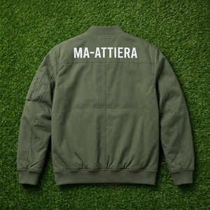 เสื้อแจ็คเก็ตบอมเบอร์สีเขียวมะกอกสำหรับผู้ชาย มีหลายกระเป๋า สไตล์สตรีทแวร์ เสื้อแจ็คเก็ตฤดูหนาวสำหรับผู้ชาย ขายส่งเสื้อแจ็คเก็ตสำหรับผู้ชาย - Product Image 5