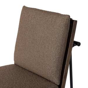 Silla de Comedor Moderna de Madera Maciza con Asiento Tapizado en Tela para Hogar, Oficina, Apartamento, Muebles Hechos a Mano - Product Image 2