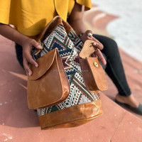Sac à dos fait main en cuir Jacquard Offre Spéciale sac à dos en cuir véritable unisexe multi-usage nouveau sac Design Vintage produit en vrac en gros