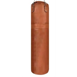 Saco de boxeo de cuero original marrón de 150 cm - Product Image 1