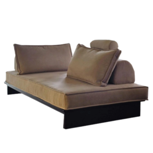 Sofá Moderno para Exteriores Maru Resistente de 2 Plazas, Estructura de Madera de Alta Resistencia, Sofá Ergonómico para Uso Comercial en Comedores y Exteriores - Product Image 1