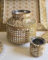 Nouvel Arrivage en Gros : Ensemble Jaggo Punjabi Vintage Fait Main, Écologique, en Matériaux de Haute Qualité – Articles de Décoration de Mariage Indien Kalash