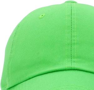 Casquette de baseball unisexe à 6 panneaux, couleur verte unie, 100% polyester, en velours côtelé, style sportif, ajustement réglable, style décontracté, chapeau pour adulte - Product Image 5