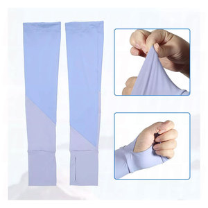 Manchons de compression unisexes pour sports de plein air, anti-UV, séchage rapide, respirants, en Spandex et Polyester, avec couleurs personnalisables - Product Image 5