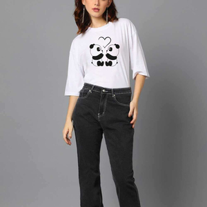 T-shirt d'été uni pour femme avec broderie, tissu respirant, logo personnalisé et service professionnel pour les commandes en gros - Product Image 5