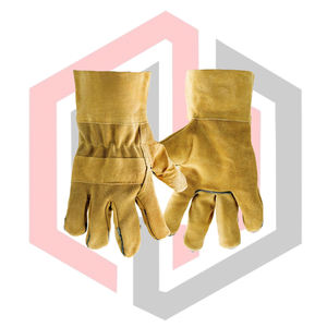 Gants de soudage TIG MIG en cuir grainé, antistatiques, résistants à la chaleur, respirants et indéchirables, personnalisables, sans silicone - Product Image 3