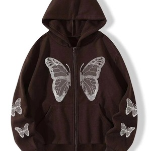 Nouveauté 2026 – Sweat à capuche décontracté pour homme avec strass sur le devant, 300 grammes, service OEM personnalisé, en molleton polyester/coton, manches longues - Product Image 2