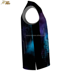 Custom Made Superb Quality Sublimation Basketball Jersey Breathable Plus Size Quick Dry Colorful Laker - Product Image 3