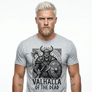 Camiseta Personalizada para Hombre, de Algodón Premium, con Gráfico Realista de Medio Cráneo, Estilo Urbano, Fabricada en Pakistán - Product Image 5