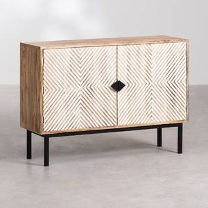 Buffet Vandana Vento Geo en bois de manguier massif 160x45x86 cm avec motif artisanal - Product Image 2