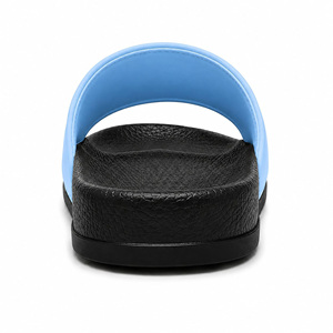 Sandales d'intérieur respirantes en EVA bleu ciel avec logo personnalisé pour hommes et femmes |   Sandales d'été antidérapantes à boucle |   Usine OEM ODM - Product Image 6