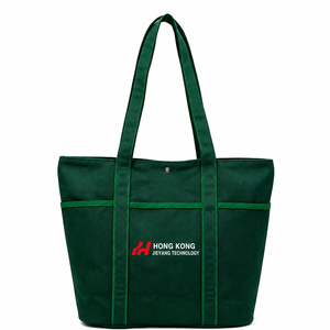 Multicolor Patchwork Cotton Canvas <b>Tote</b> <b>Bag</b> Reusable Shopping Travel Gift <b>Bag</b> with Custom Logo and Customized Closure - Product Image 1