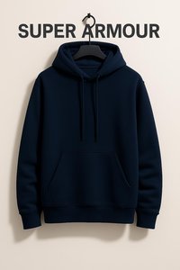Sudadera con Capucha de Forro Polar Grueso para Hombre |   Mezcla de algodón, corte deportivo - Product Image 5