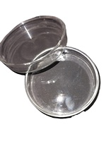 Boîte de Petri en verre borosilicate transparent à fond plat de 100 mm avec couvercle en verre, marque MAYALAB, garantie 1 an, laboratoire de microbiologie, OEM