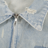 Veste en jean tendance 2026 pour hommes – Manteau de travail en jean de haute qualité, personnalisable OEM, style streetwear décontracté